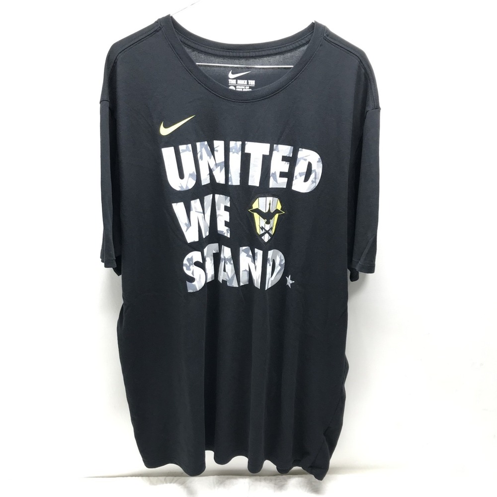 Nike Men's Oregon Ducks size 2XL Dri-Fit Graphic United We Stand Promo Tee Shirt